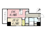 信濃町Ⅱ番館502 間取り