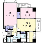 2LDKの間取り
