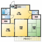 3DKの間取り