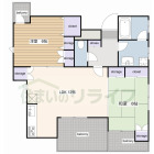 2LDKの間取り
