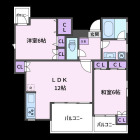 2LDKの間取り