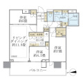 HARUMI FLAG PARK VILLAGE T棟の間取り画像