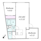2LDKの間取り