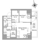 2DKの間取り