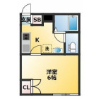 1Kの間取り