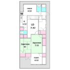 4LDKの間取り