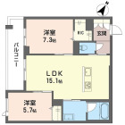 2LDKの間取り