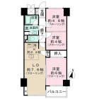 3LDKの間取り