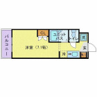 1Rの間取り
