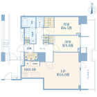 2LDKの間取り