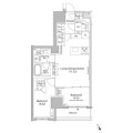 ザ・パークハビオ日本橋茅場町の間取り画像