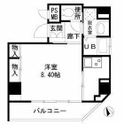 1Kの間取り