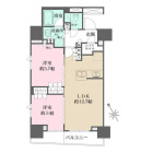 2LDKの間取り
