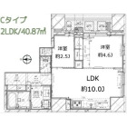 2LDKの間取り