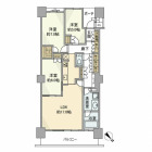 3LDKの間取り