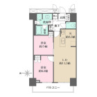 2LDKの間取り