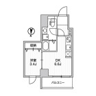 1DKの間取り