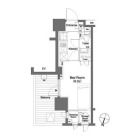 1Kの間取り
