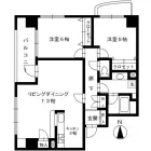 2LDKの間取り