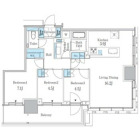 3LDKの間取り