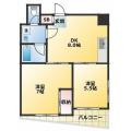 パレジュトーの間取り画像