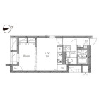 1DKの間取り