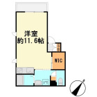 1Rの間取り