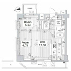 2LDKの間取り