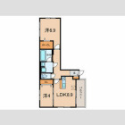 2LDKの間取り