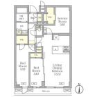 2SLDKの間取り