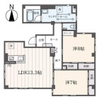 2LDKの間取り