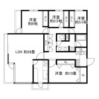 4LDKの間取り