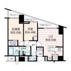 2LDKの間取り
