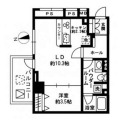 レジディア四谷三丁目の間取り画像