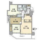 2SLDKの間取り