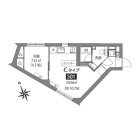 1DKの間取り
