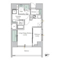 ONE ROOF FLAT TOGOSHIの間取り画像