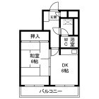 1DKの間取り