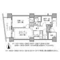 アクティ汐留の間取り画像