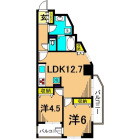 2LDKの間取り