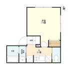 1Kの間取り