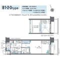 ZOOM芝浦の間取り画像