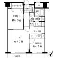 ルシマン月島の間取り画像