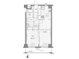 メゾンカルム西新宿の間取り図画像