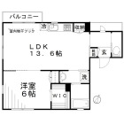 1LDKの間取り