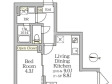 Aglaia 新宿西落合の間取り図画像