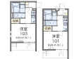 クレイノパーシモンの間取り図画像