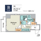 1Kの間取り