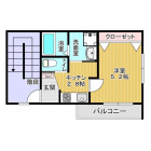 1Kの間取り
