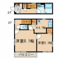 ハイアックスタウンの間取り画像